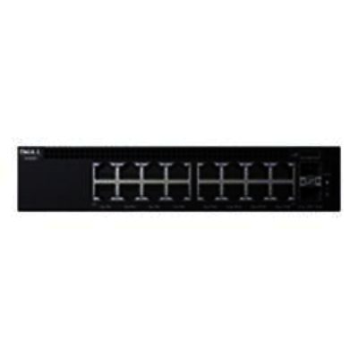 Dell X1018P Switch L2+ Managed 16 x 10/100/1000 2x Gigabit SFP Dell X1018P Switch L2+ Managed 16 x 10/100/1000 2x Gigabit SFP